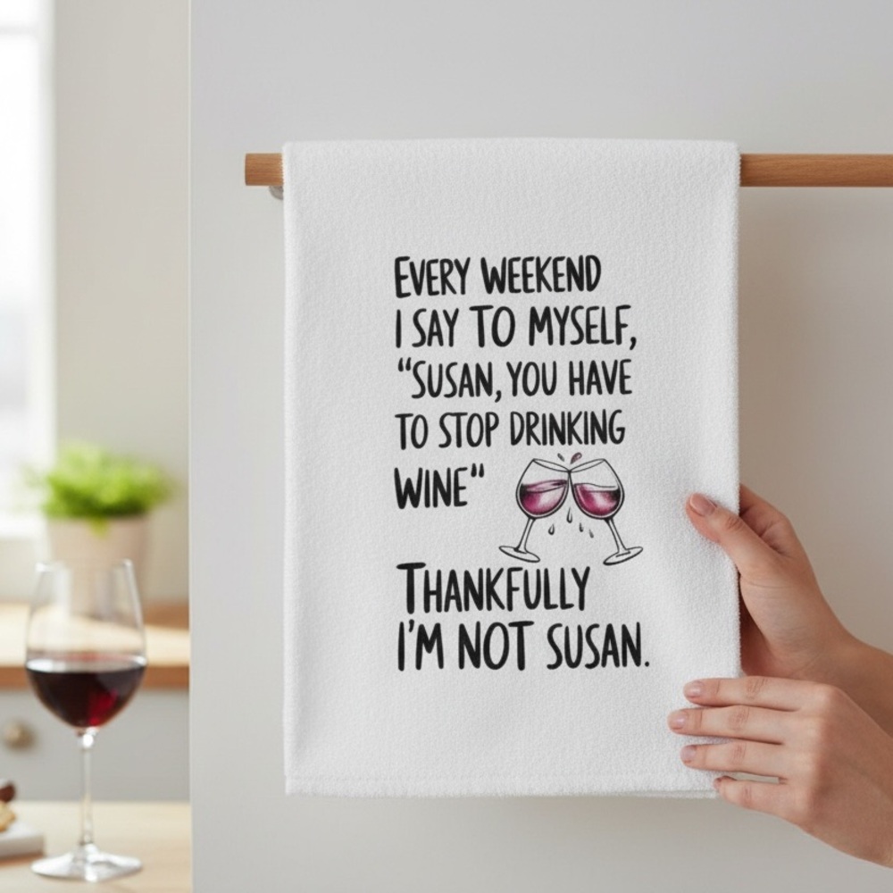 Funny Double Sided Kitchen Towel - Picture 2 of 2